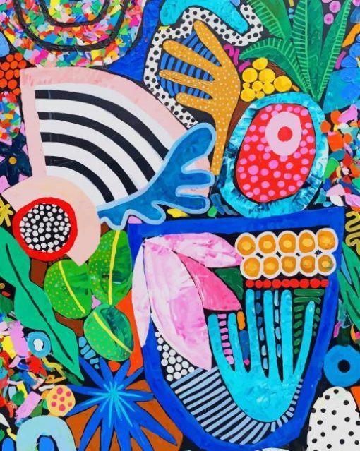 Abstrait  Peinture par numéros