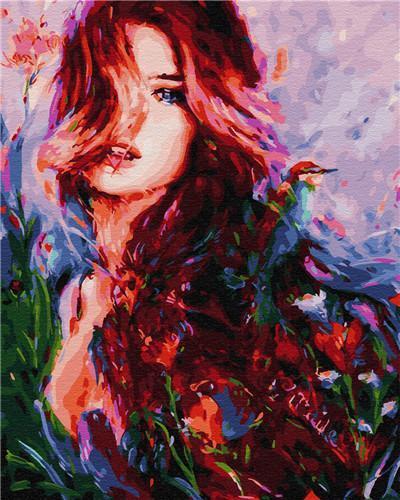 Woman in Painting Paint by Numbers