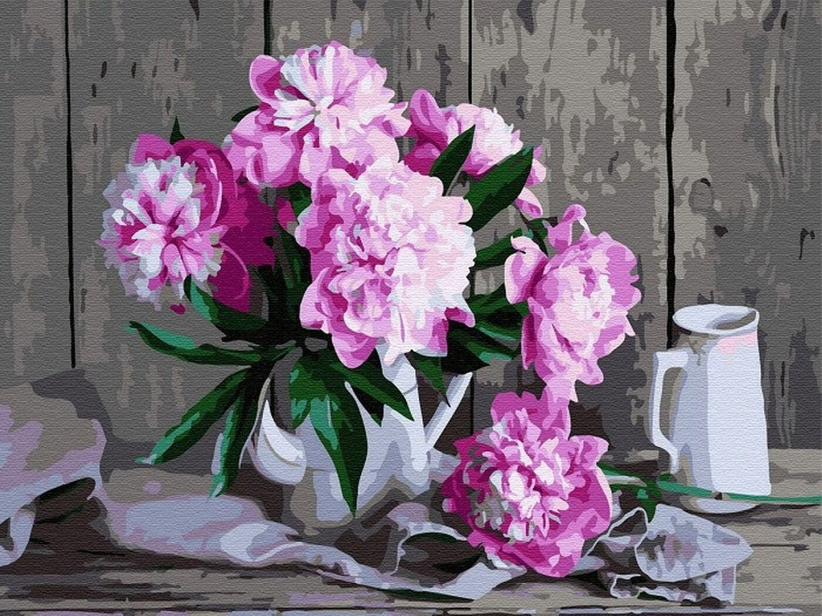Fleurs à peindre par numéros