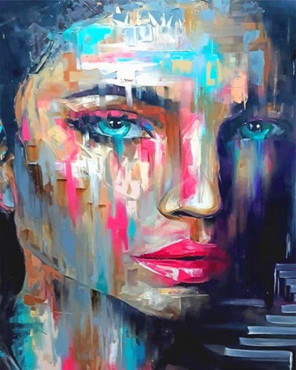 Visage humain Peinture par numéros