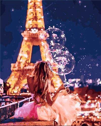Tour Eiffel   Peinture par numéros