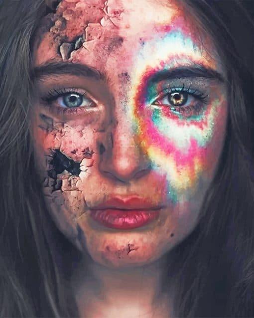 Visage humain Peinture par numéros