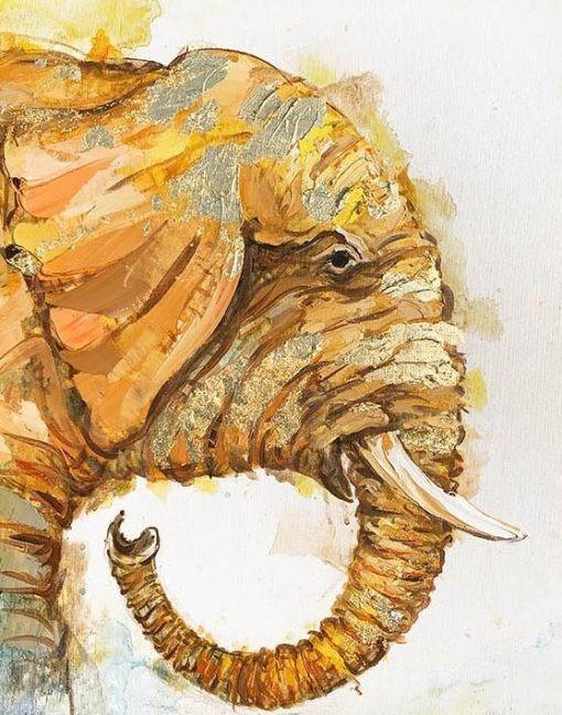 Peinture par numéros : Éléphant