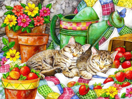 Cat and uhay Paint by Numbers