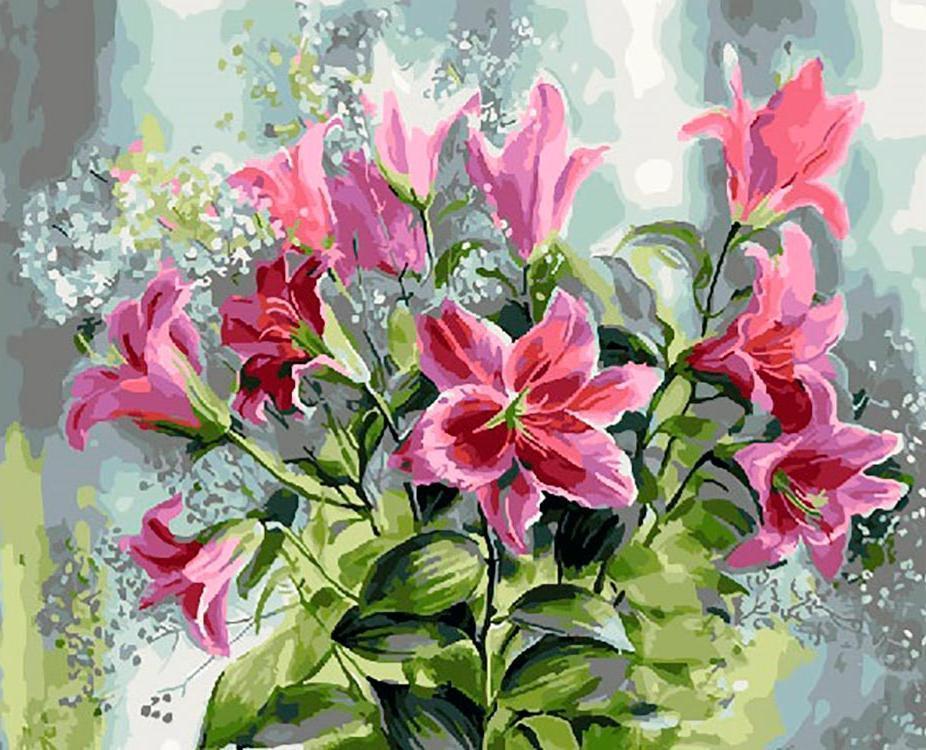 Flower Paint by Numbers