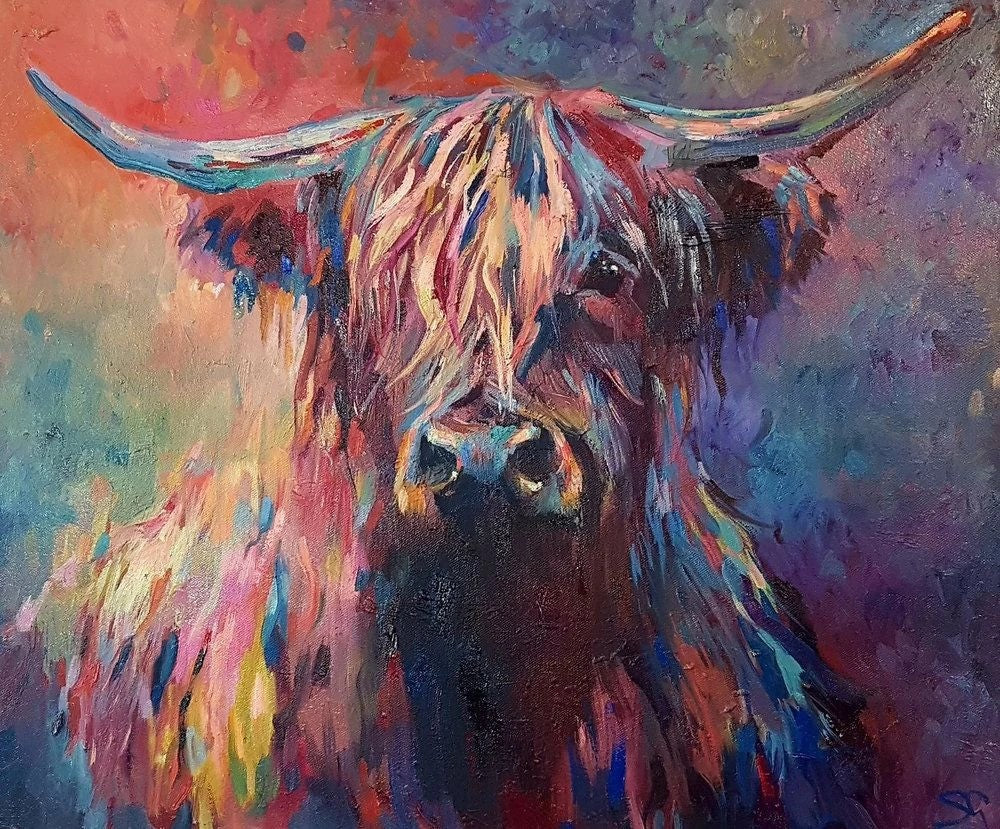 Bull Head Paint by Numbers