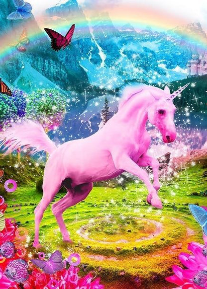 Cheval rose Peinture par numéros