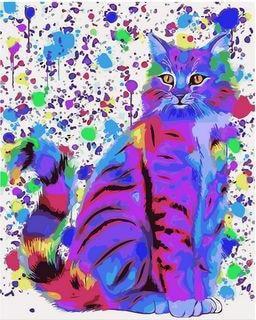 Chat bleu Peinture par numéros