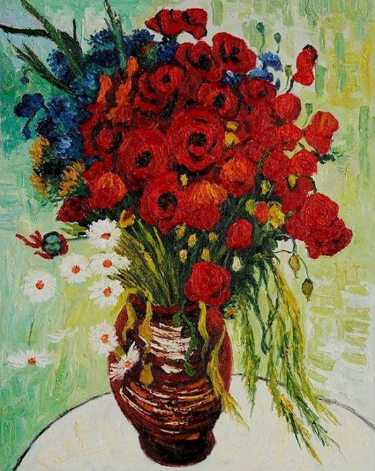 Fleurs  Peinture par numéros