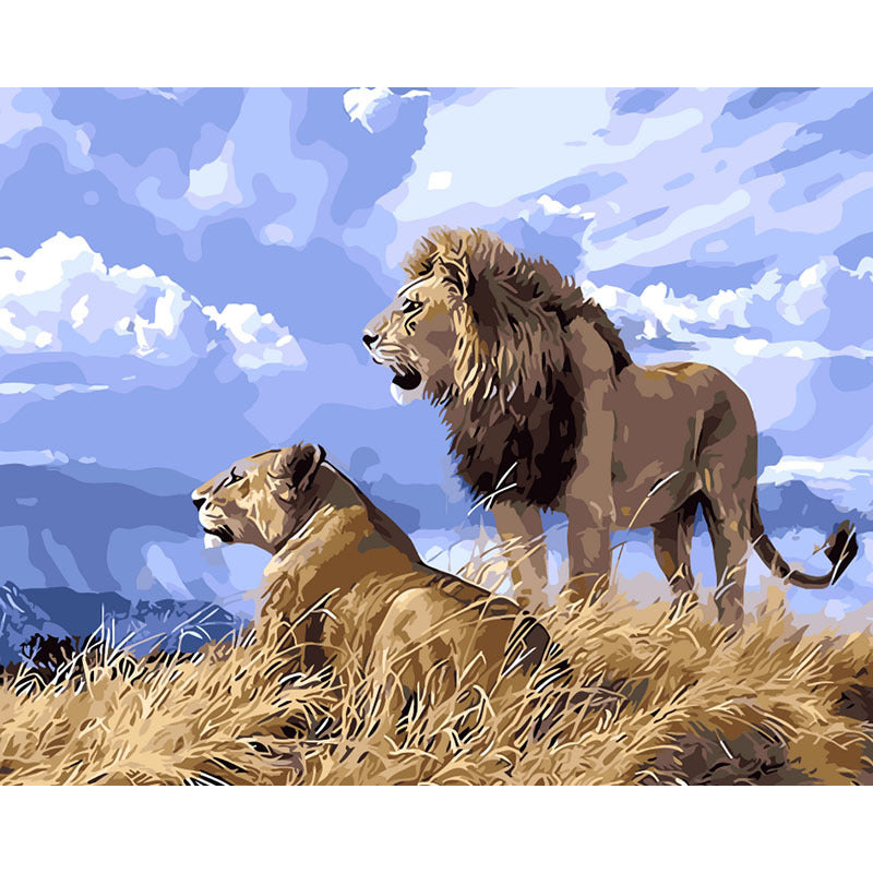 Lion Paint by Numbers