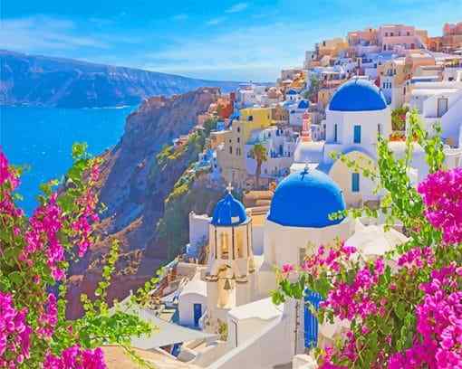 Aegean Sea Paint by Numbers
