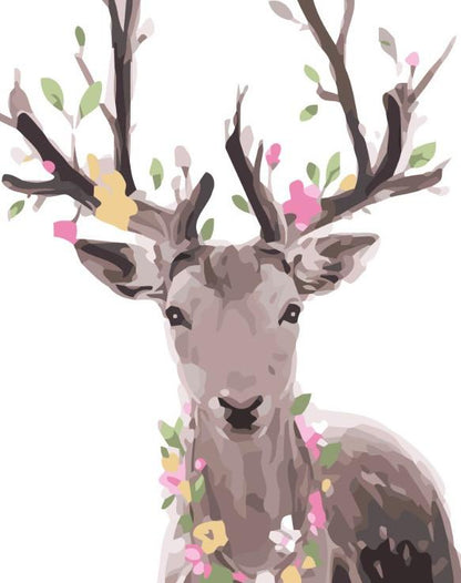 Sika cerf Peinture par numéros