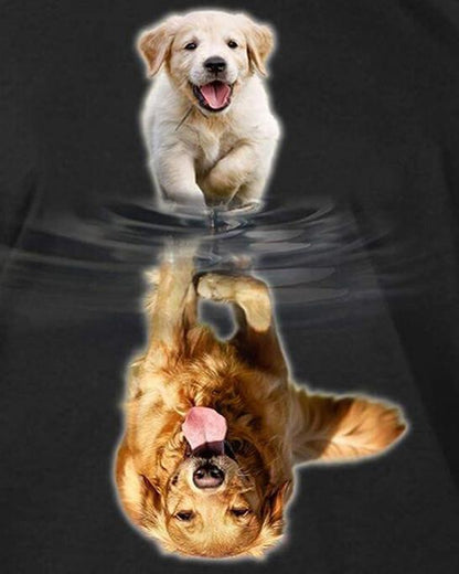 Chien Golden Retriever    Peinture par numéros