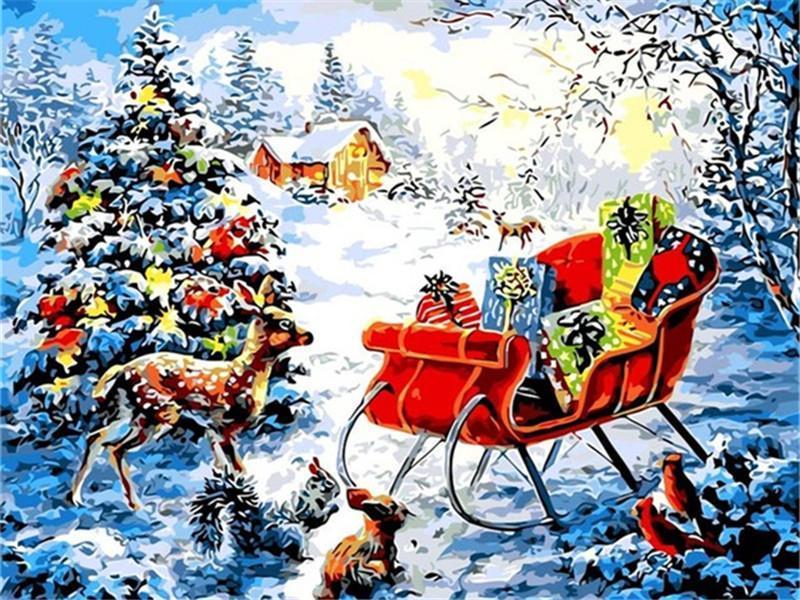 Sled Paint by Numbers