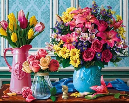 Vase Paint by Numbers
