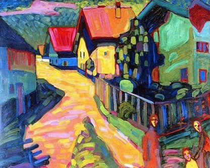 Oil Painting Rural Area Paint by Numbers