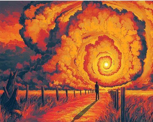 Nuages Peindre par numéros