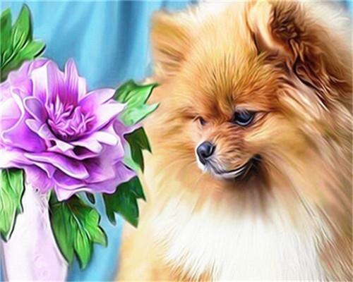 Chien - Peinture par numéros