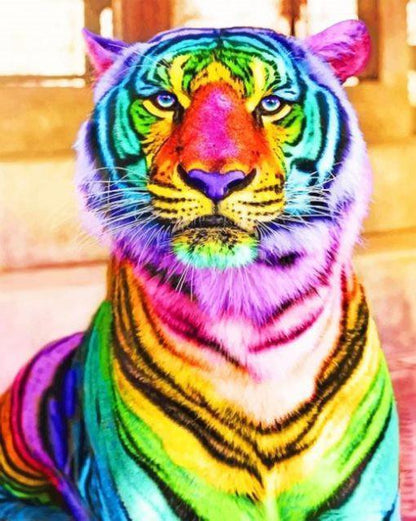 Farbe Tiger   Malen nach Zahlen