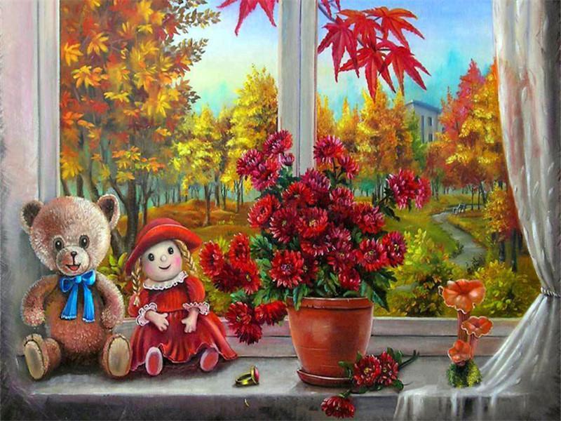 Jouets de fenêtre  Peinture par numéros