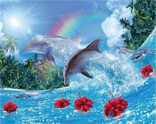 Dolphin Paint by Numbers