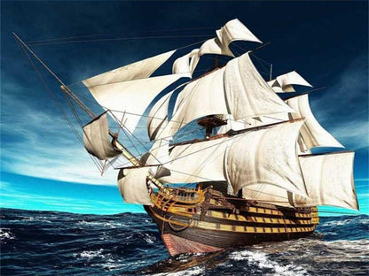Sailboat Paint by Numbers