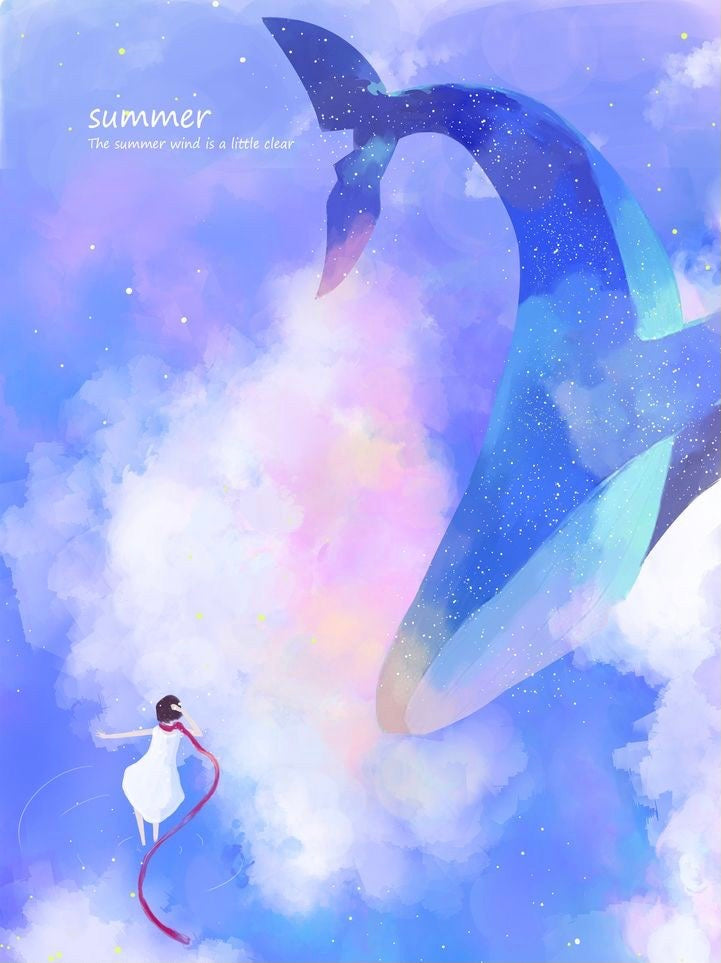 Peinture par numéros : « La Baleine Fantastique »