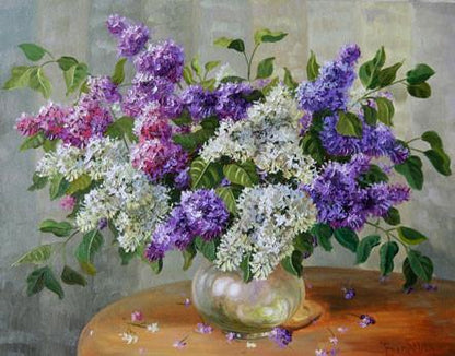 Flowers   Painting by numbers