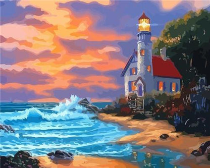 Beach Paint by Numbers